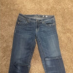 Miss Me Dark Blue Ankle Jeans